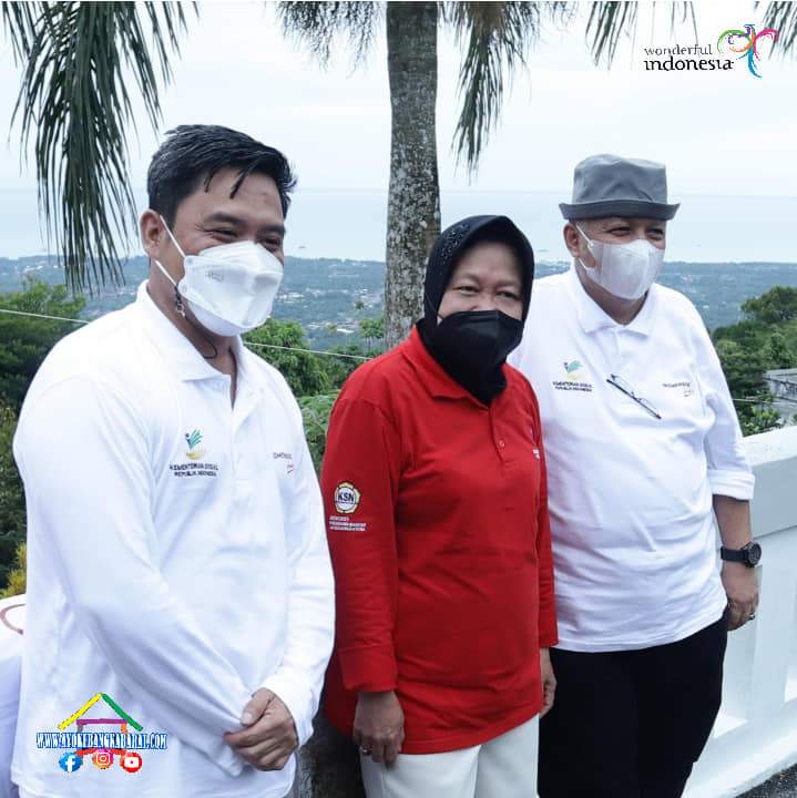Menteri Sosial Tri Rismaharini kunjungi Cagar Budaya Nasional Pesanggrahan Menumbing