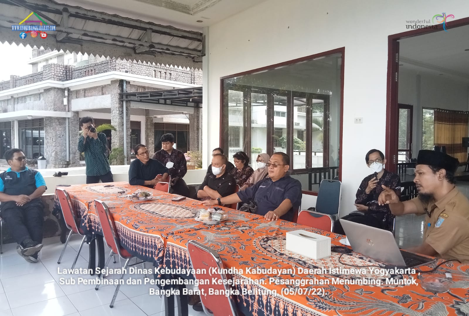 Dinas Kebudayaan (Kundha Kabudayan) Daerah Istimewa Yogyakarta, melalui Sub Pembinaan dan Pengembangan Kesejarahan